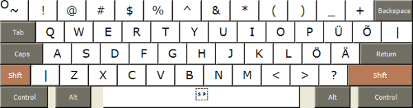 Eesti layout US klaviatuur