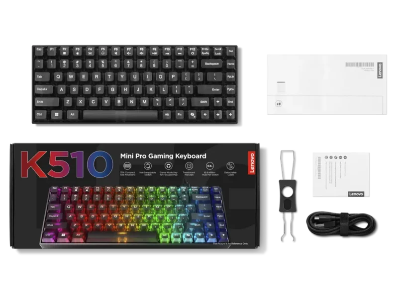 GY41P80860 Lenovo Legion K510 Mini Pro Mechanical Gaming Keyboard