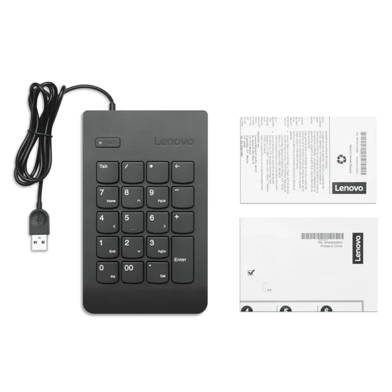4Y40R38905 Lenovo USB Numeric Keypad Gen II